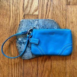 Coach Leather Wristlet